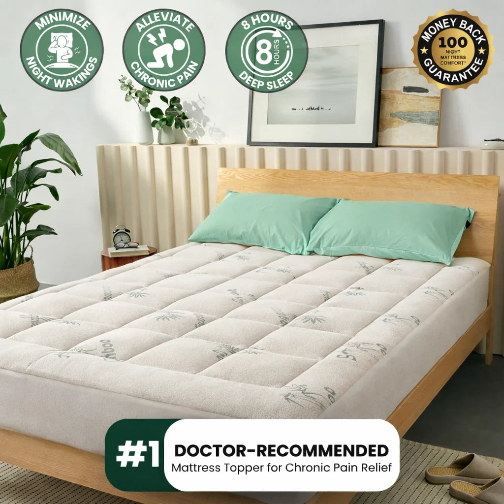 OrthoBed™ Bamboo Mattress Topper